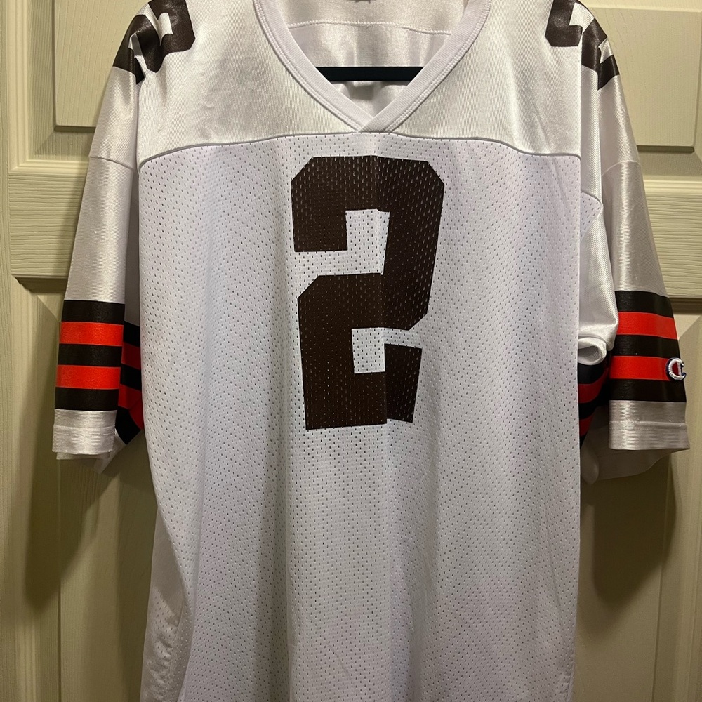 Tim Couch Cleveland Browns Champion 44 Men's Large white jersey